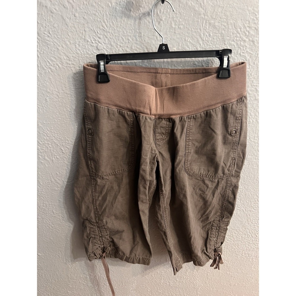 Women's Brown Oh Baby Motherhood‎ Maternity Capris Size Medium